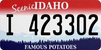 ID license plate I423302