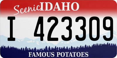 ID license plate I423309