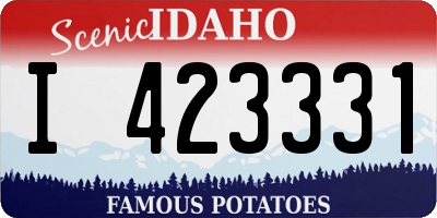 ID license plate I423331