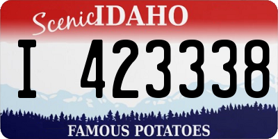 ID license plate I423338
