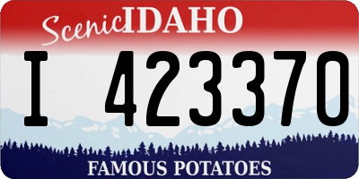 ID license plate I423370