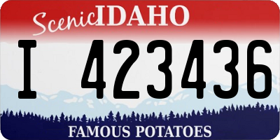 ID license plate I423436