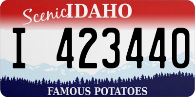 ID license plate I423440