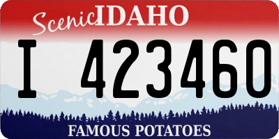 ID license plate I423460