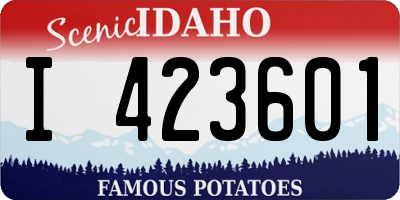 ID license plate I423601