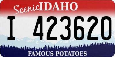 ID license plate I423620