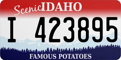 ID license plate I423895