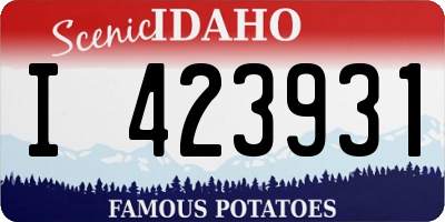 ID license plate I423931