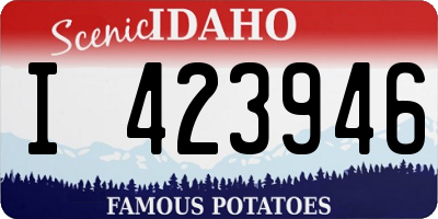 ID license plate I423946