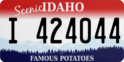 ID license plate I424044