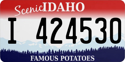 ID license plate I424530