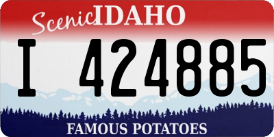 ID license plate I424885