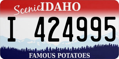 ID license plate I424995