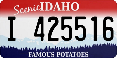 ID license plate I425516