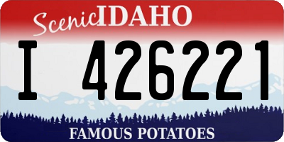 ID license plate I426221