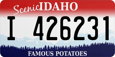 ID license plate I426231