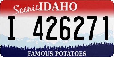 ID license plate I426271