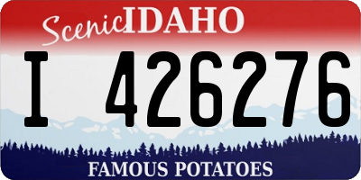 ID license plate I426276