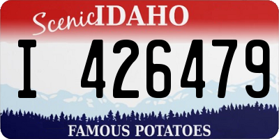 ID license plate I426479