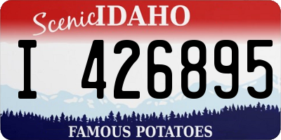 ID license plate I426895