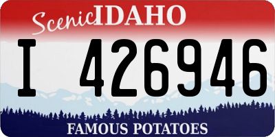 ID license plate I426946