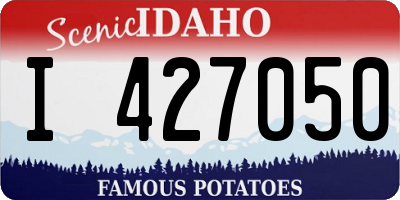 ID license plate I427050
