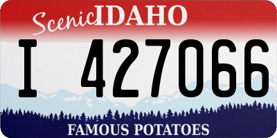 ID license plate I427066