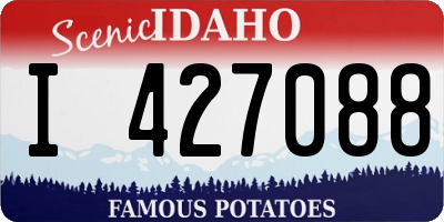 ID license plate I427088
