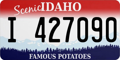 ID license plate I427090