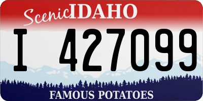 ID license plate I427099
