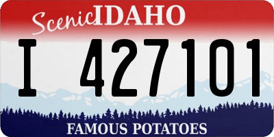 ID license plate I427101
