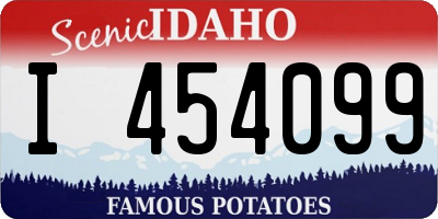 ID license plate I454099