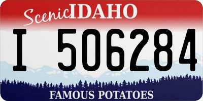 ID license plate I506284