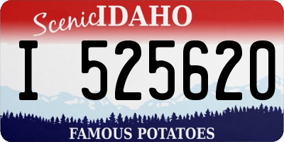 ID license plate I525620
