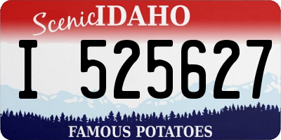 ID license plate I525627