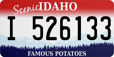 ID license plate I526133
