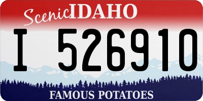 ID license plate I526910
