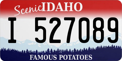 ID license plate I527089
