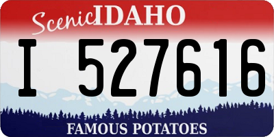 ID license plate I527616