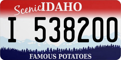 ID license plate I538200