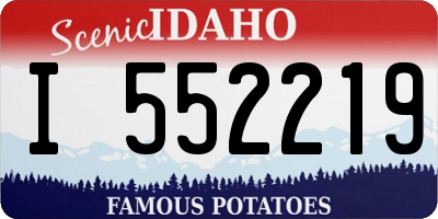 ID license plate I552219