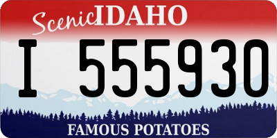 ID license plate I555930