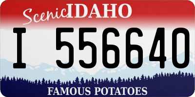 ID license plate I556640