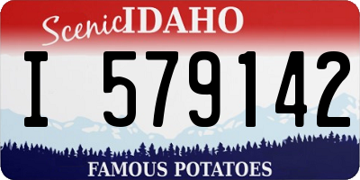 ID license plate I579142