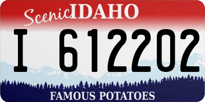 ID license plate I612202