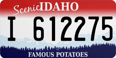 ID license plate I612275