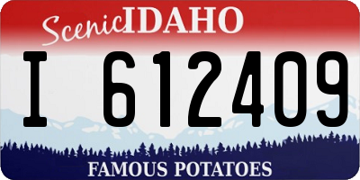 ID license plate I612409