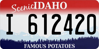 ID license plate I612420