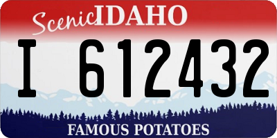 ID license plate I612432
