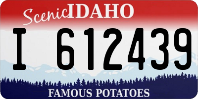ID license plate I612439